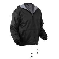 Rothco Reversible Lined Jacket with Hood (Black) Large