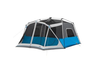 lighted tent cabin instant core person equipment screen ft gray