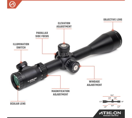 Athlon Optics Argos BTR Gen II 8 34X56mm APLR2 Rifle Scope 214067