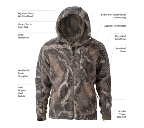 Law Fleece Lined Hooded Jacket - Men's