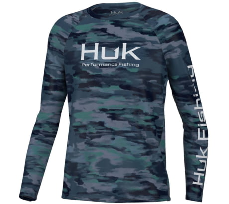HUK Performance Fishing Edisto Pursuit Long-Sleeve Shirt - Kids  H7120076-428-YM ON SALE!