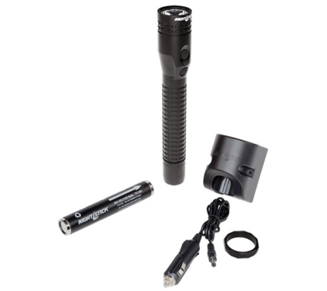 Nightstick Metal Dual-Light Rechargeable Flashlight w/Magnet NSR