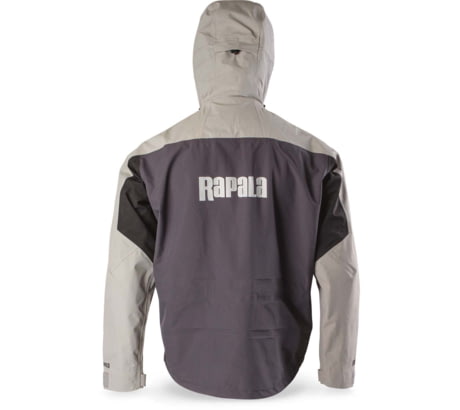 Rapala Pro Fishing Rain Jacket High Quality, XXL - Grey/Black - RR1PJ-XXL