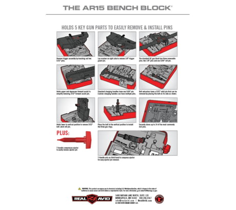 Real Avid AR15 Master Bench Block