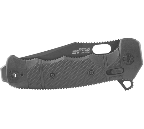 SOG Specialty Knives - 3-13/32″ Blade, 8.2″ OAL, Partially Serrated Clip  Point Folding Knife - 57960734 - MSC Industrial Supply