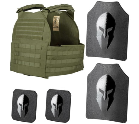 Spartan Armor Systems Legion XL And Omega AR500 Body Armor Package