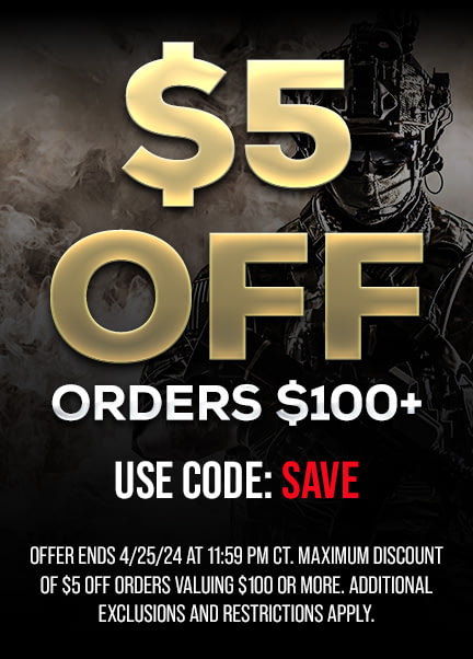 $5 OFF Orders $100+ with Code: SAVE